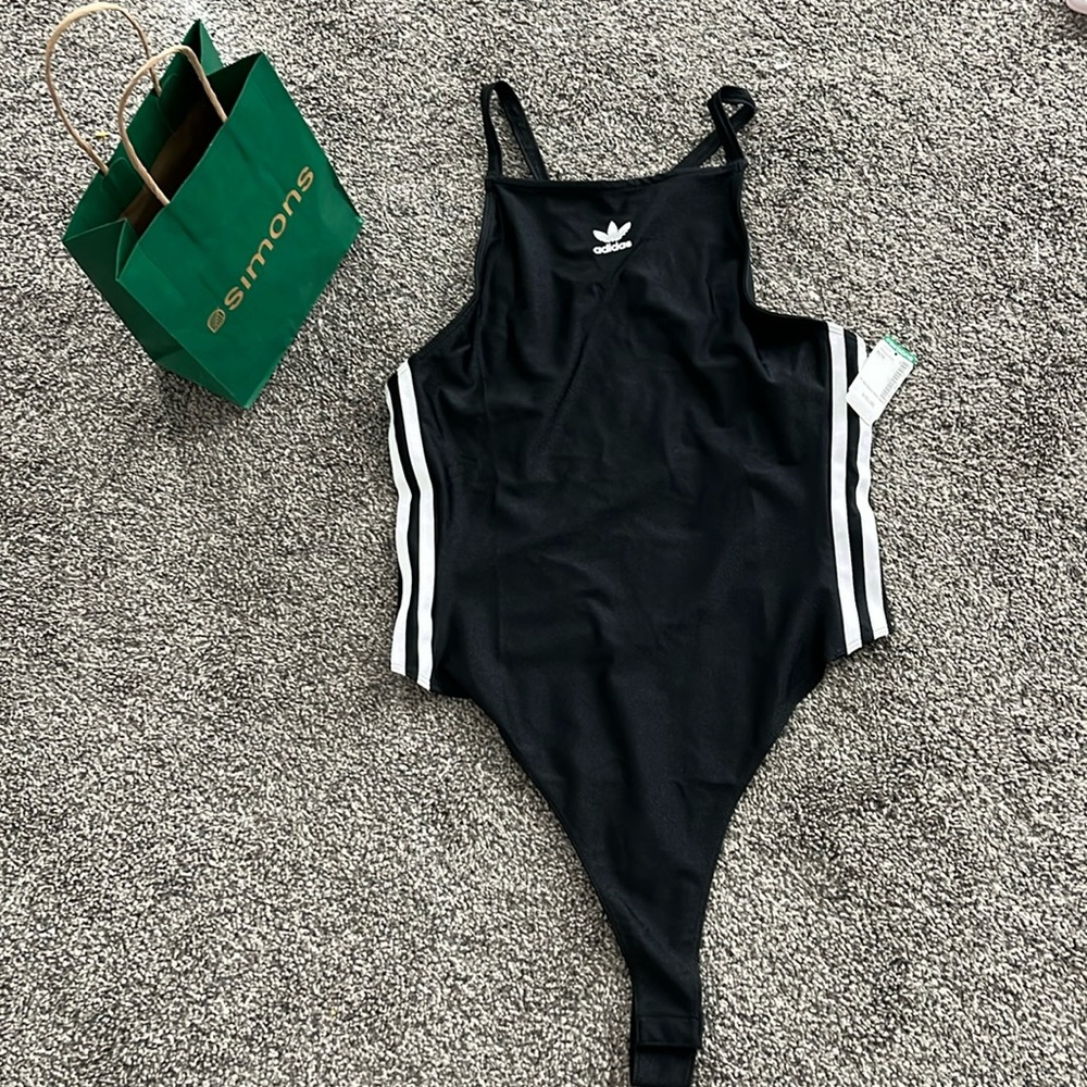 Swimming suits brand new adidas, black color medium size